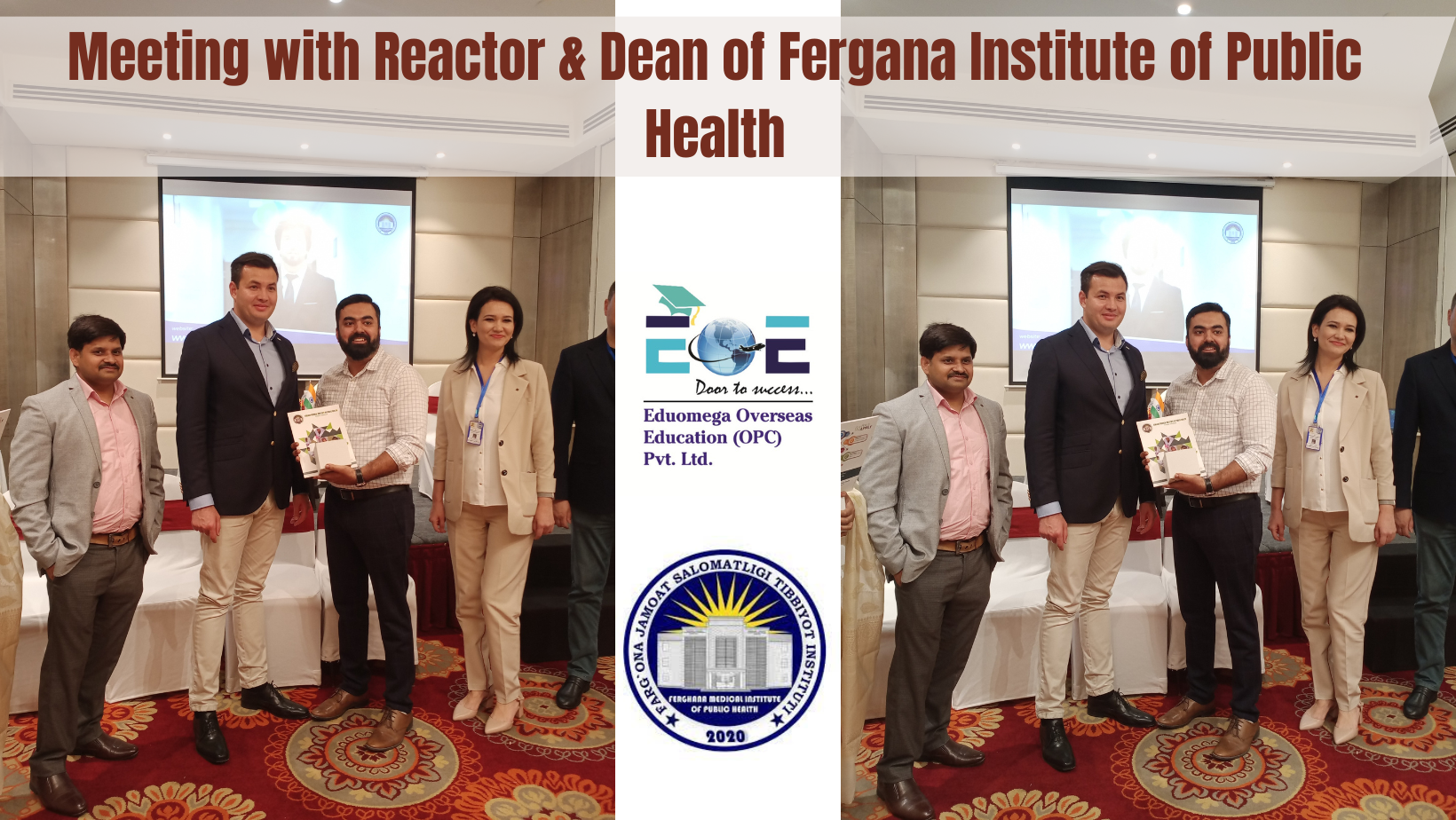 Meeting with Reactor & Dean of Fergana Institute of Public Health